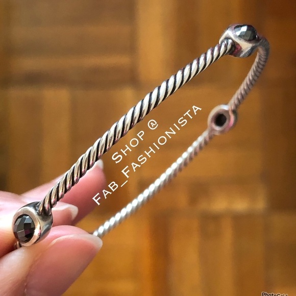 David Yurman bangle bracelet with gemstones - Picture 12 of 17